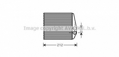 AVA QUALITY COOLING ol6354 -  Теплообменник, отопление салона